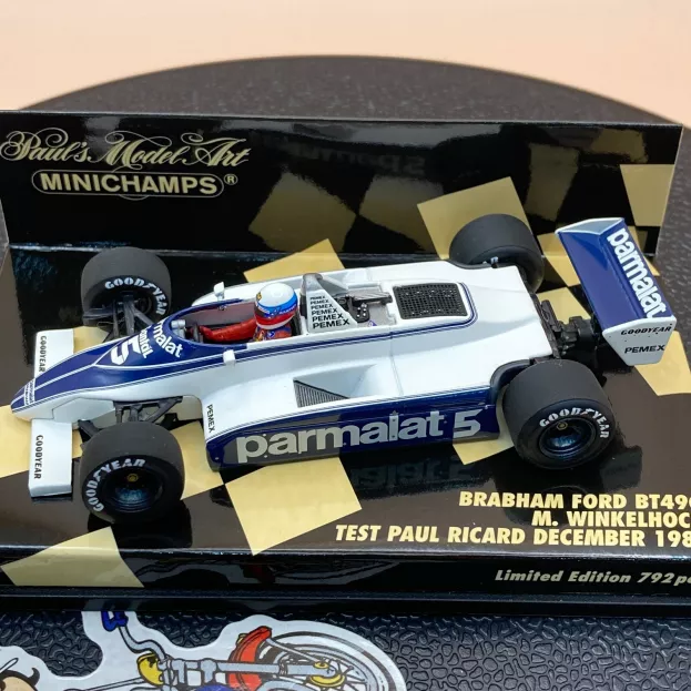 Minichamps Brabham F1 Ford Bt49c N 5 Gp Paul Ricard 1981 M.winkelhock 1:43 400810105
