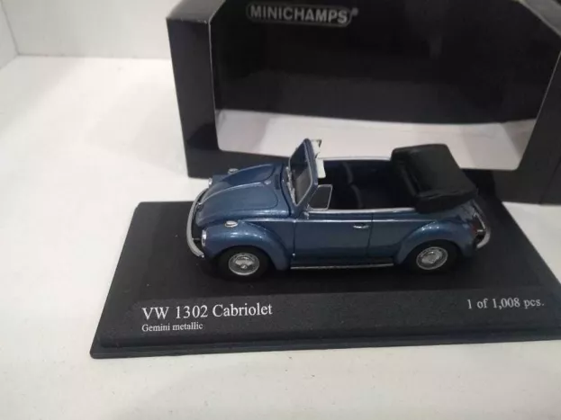Minichamps Volkswagen 1302 Beetle Cabriolet 1970 1:43 430055042