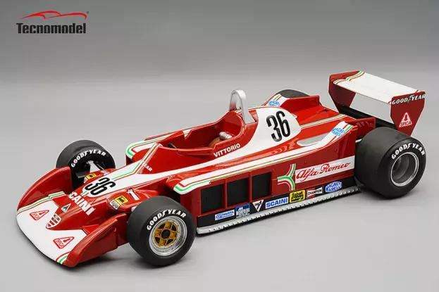 Tecnomodel Alfa Romeo F1 177 N 36 Italy Gp 1979 Vittorio Brambilla 1:18 TM18-281A