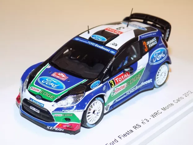 Spark Ford Fiesta Wrc Rs N 3 Retired Rally Montecarlo 2012 J.m.latvala M.anttila 1:43 S3311