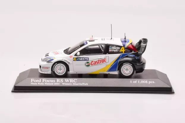 Minichamps Ford Focus Rs Wrc N 4 Winner Rally Neste Finland 2003 Maertin Park 1:43 400038304