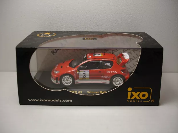 IXO Models Peugeot 206 Wrc N 3 Winner Rally Catalunya 2003 G.panizzi H.panizzi 1:43 RAM129