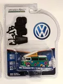 GREENLIGHT 1968 VOLKSWAGEN T2 TYPE 2 CAMPMOBILE VAN 29860-D DIECAST CHASE CAR