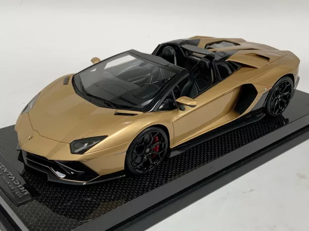 MR Models Lamborghini Aventador Lp780-4 Ultimae Roadster 2021 Con Vetrina With Showcase 1:18 LAMBO051SE