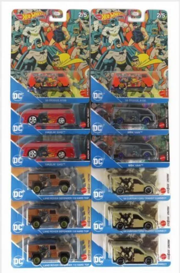 Hot Wheels Land Rover Set Assortment Batman 12 Pieces 1:64 DLB45-979P-12