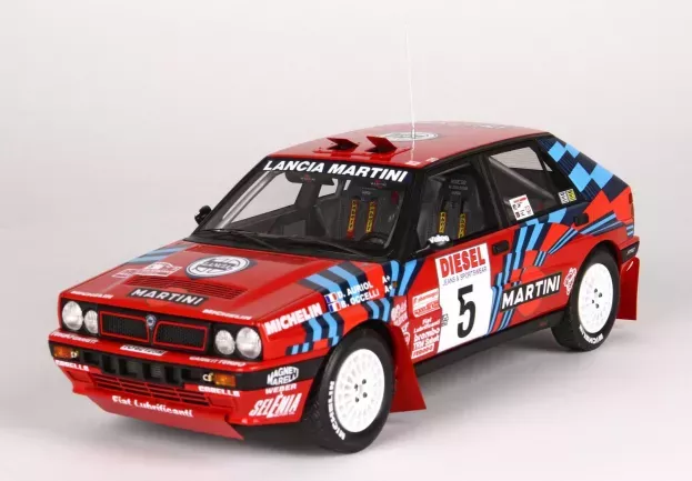 BBR Lancia Delta Hf Integrale 16v Martini N 5 Rally Sanremo 1989 D.auriol B.occelli 1:18 BBRC1839B