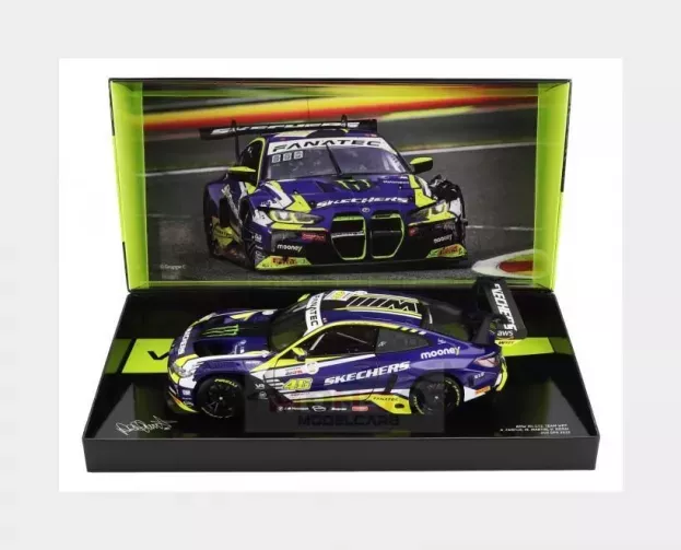 Minichamps Bmw 4-series M4 Gt3 Team Wrt N 46 6th 24h Spa 2023 Valentino Rossi Augusto Farfus Maxime Martin 1:18 113232646