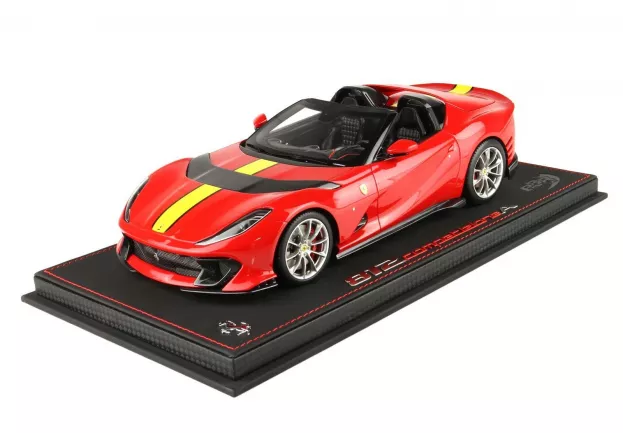BBR Ferrari 812 Competizione A Spider 2022 Con Vetrina With Showcase 1:18 P18209C-VET