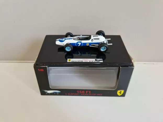 Hot Wheels Ferrari F1 158 N 7 Scuderia N.a.r.t. 2nd Gp Mexico 1964 World Champion J.surtees 1:43 T6279
