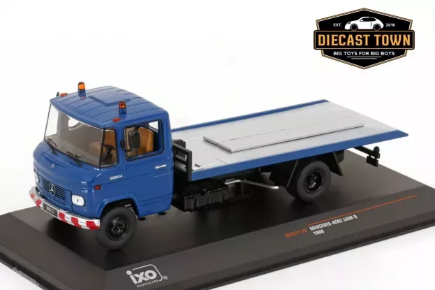 IXO Models Mercedes L608d Truck 2-assi 1980 Carro Attrezzi Wrecker Road Service 1:43 CLC571N.22