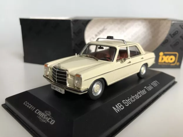 IXO Models Mercedes Strichachter Taxi 1971 1:43 CCC011