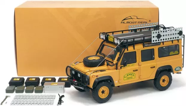 Almost Real Land Rover Defender 110 N 0 Rally Camel Trophy Sabah-malaysia 1993 1:18 ALM810310