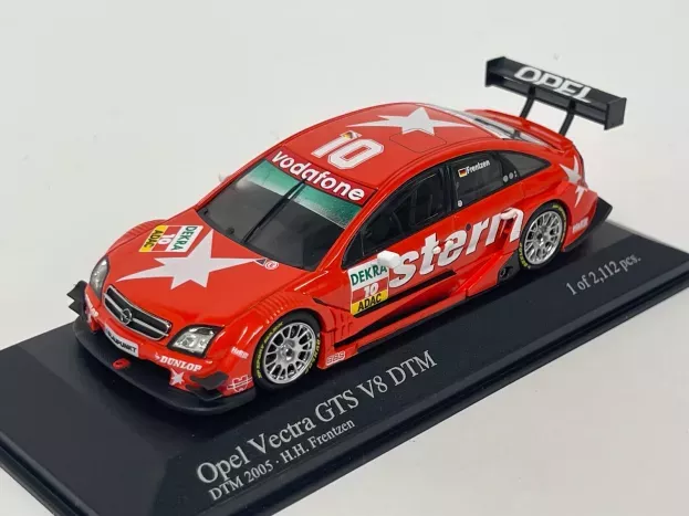 Minichamps Opel Vectra Gts V8 Stern N 10 Dtm 2005 H.h. Frentzen 1:43 54610