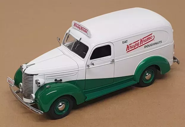 Greenlight Chevrolet Panel Van Truck Krispy Kreme Doughnuts 1939 1:24 18240
