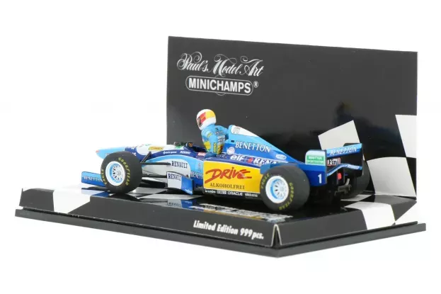 Minichamps Benetton F1 B195 Team Mild Seven Renault N 1 Michael Schumacher Season 1995 World Champion 1:43 400950101