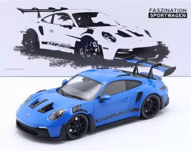 Minichamps Porsche 911 992 Gt3 Rs Coupe 2023 Black Rims 1:18 153062233