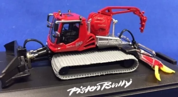 Schuco Pistenbully 600 Spazzaneve Batti Pista Con Gru Gatto Delle Nevi 2004 1:87 25851
