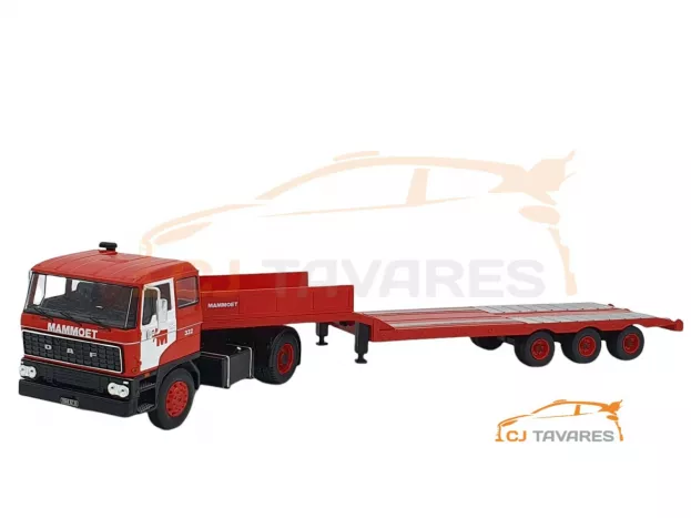 IXO Models Daf 2800 Truck Rimorchio Pianale 1978 1:43 TTR012