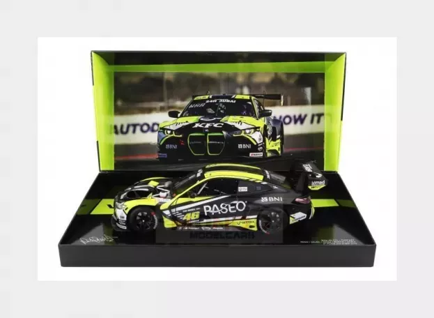 Minichamps Bmw 4-series M4 Gt3 Team Wrt N 46 3rd 24h Dubai 2023 Valentino Rossi Sean Gelael Max Hesse Maxime Martin Timothy Whale 1:18 113232046BOX