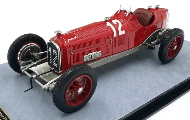 Tecnomodel Alfa Romeo F1 P3 Tipo B Scuderia Ferrari N 12 Winner French Gp 1932 Tazio Nuvolari 1:18 TM18-266D