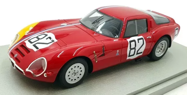 Tecnomodel Alfa Romeo Tz2 Coupe N 82 Nurburgring 1967 Trosh Pilette 1:18 TM18-65D