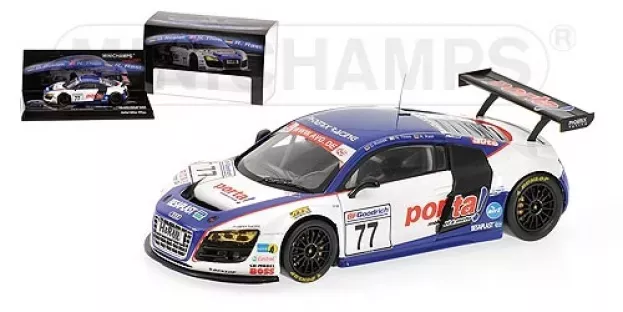 Minichamps Audi R8 N 77 Nurburgring 2009 Rostek Thim Rast 1:43 437091977