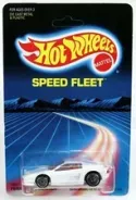 Vintage Hot Wheels Ferrari Testarossa Speed Fleet Series - 1897 NRFP 1986 White