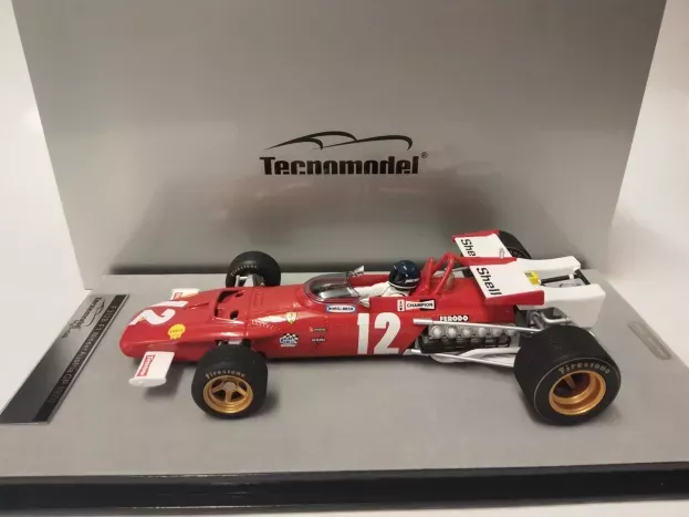 Tecnomodel Ferrari F1 312b N 12 Winner Austrian Gp 1970 Jacky Ickx 1:18 TM18-64B