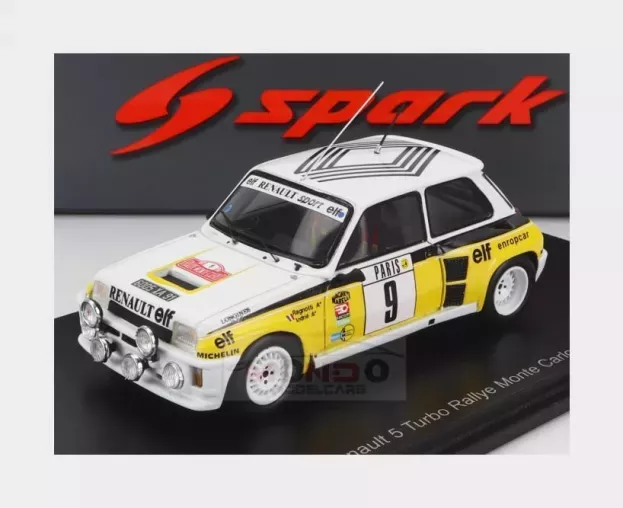 Spark Renault R5 Turbo N 9 Rally Montecarlo 1983 Jean Ragnotti Jean Marc Andrie 1:43 S6025