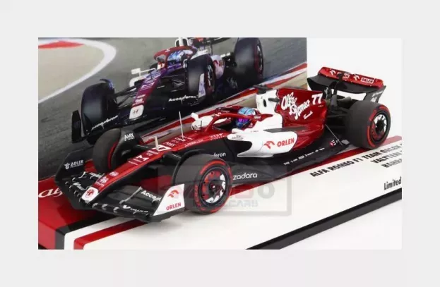 Minichamps Alfa Romeo F1 C42 Team Orlen Racing N 77 6th Bahrain Gp 2022 Valtteri Bottas 1:43 447220177