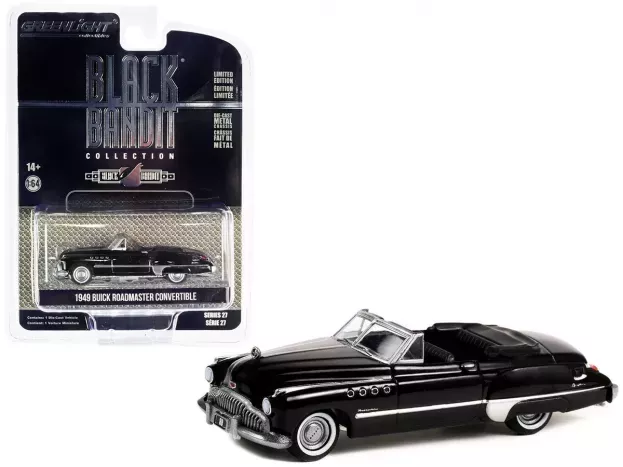 Greenlight Buick Roadmaster Cabriolet 1949 Black Bandit 1:64 28110A
