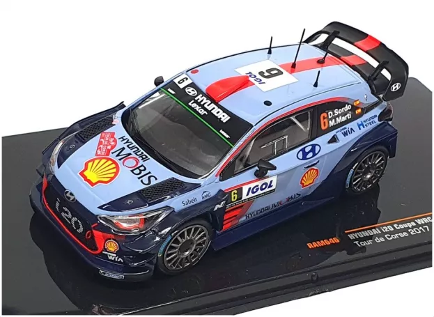 IXO Models Hyundai I20 Coupe Wrc N 0 Press Rally Tour De Corse 2017 1:43 RAM646