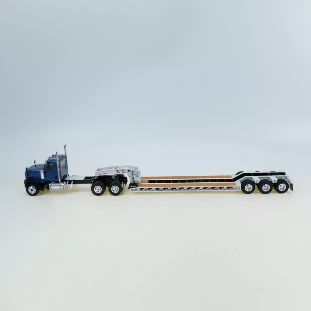 WSI Models Cat Cat Ct680 6x4 Blue Roger Lowboy 3-axle 1:50 39-1004