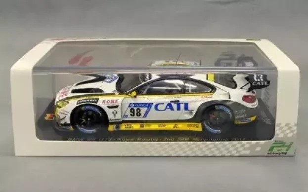 Spark Bmw 6-series M6 Gt3 Team Rowe Racing N 98 2nd 24h Nurburgring 2017 M.palttala N.catsburg A.sims R.westbrook 1:43 SG361