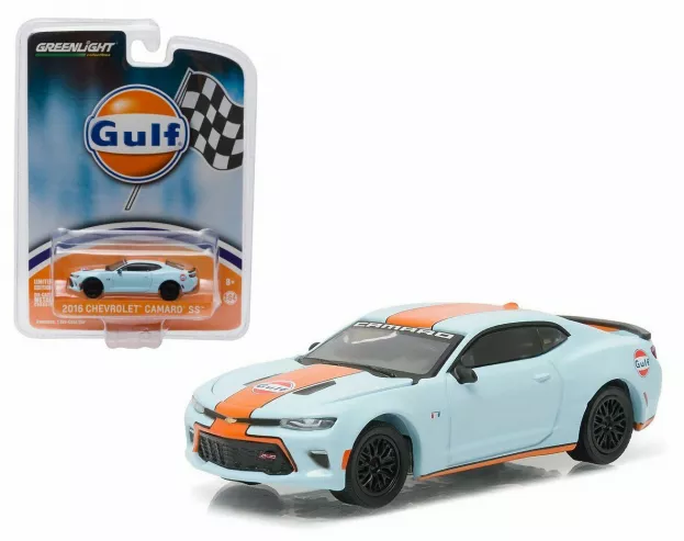 Greenlight Chevrolet Camaro Ss Coupe Gulf Oil 2016 1:64 51059
