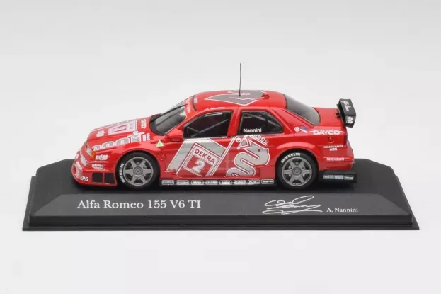Minichamps Alfa Romeo 155 V6 Ti Team Alfa Corse N 2 Season Dtm 1994 A.nannini 1:43 430940202