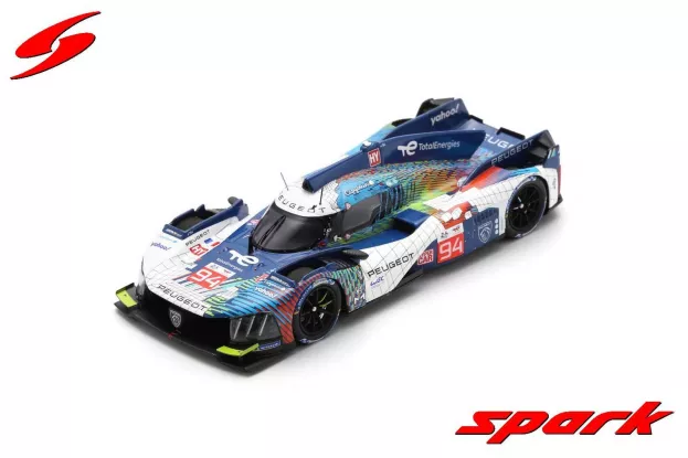 Spark Peugeot 9x8 X6h 2.6l Turbo V6 Team Peugeot Totalenergies N 94 24h Le Mans 2023 L.duval G.menezes N.muller 1:43 S8730