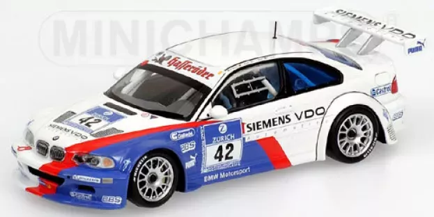 Minichamps Bmw M3 Gtr N 42 Winner Adac 24h Nurburgring 2004 Mueller Stuck Lamy 1:43 400042342