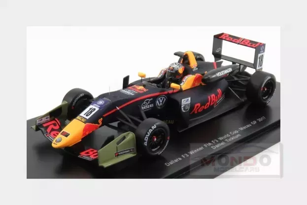 Spark Dallara F3 Motopark Red Bull N 18 Winner F3 World Cup Gp Macau 2017 D.ticktum 1:18 18MF17