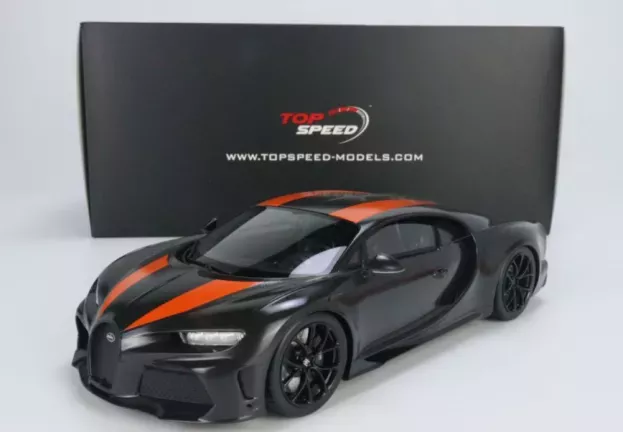 Truescale Bugatti Chiron Super Sport 300+ 1600cv 2022 World Speed Record 304.773 Mph 490.484 Km h 1:18 TS0363