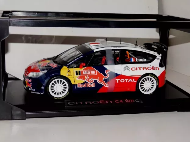 Norev Citroen C4 Wrc Red Bull N 1 Winner Rally Gb 2009 S.loeb D.elena 1:18 181550
