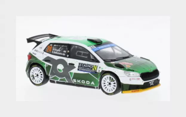 IXO Models Skoda Fabia Rs Rally2 Team Toksport Wrt2 N 24 Rally Montecarlo 2023 Nikolay Gryazin Konstantin Aleksandrov 1:43 RAM890.22