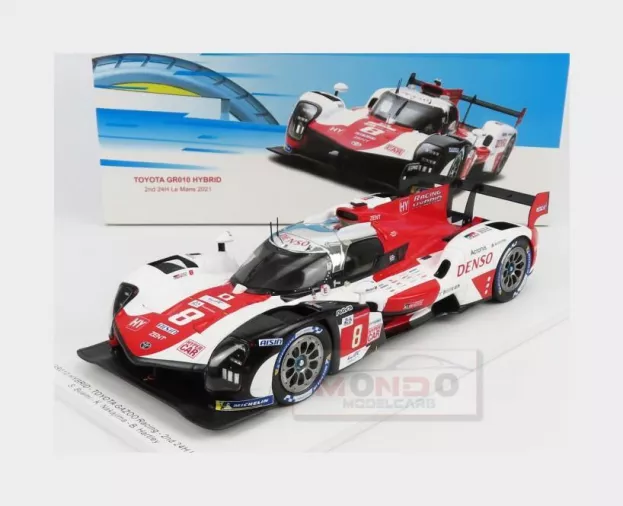 Spark Toyota Gr010 3.5l V6 Twin Turbo Hybrid Team Gazoo Racing N 8 2nd 24h Le Mans 2021 S.buemi N.nakajima B.hartley 1:18 18S690