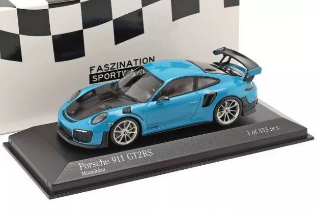 Minichamps Porsche 911 991-2 Gt2 Rs Coupe 2018 Silver Rims 1:43 413067275