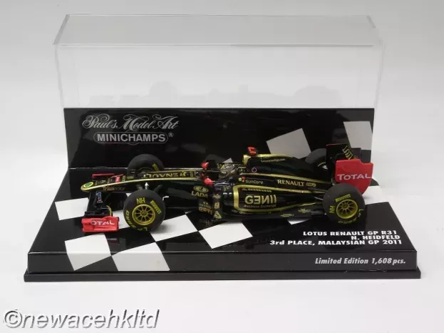 Minichamps Renault F1 Rs31 Lotus N 9 3rd Gp Malesia 2011 N.heidfeld 1:43 410110109