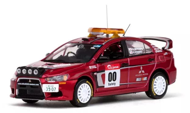 Vitesse Mitsubishi Lancer Evolution X N 00 Safety Rally Japan 2007 H.miyoshi H.ichino 1:43 43440
