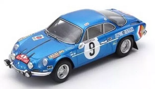 Spark Renault Alpine A110 N 9 2nd Rally Montecarlo 1971 J.l.therier M.callewaert 1:43 S6105