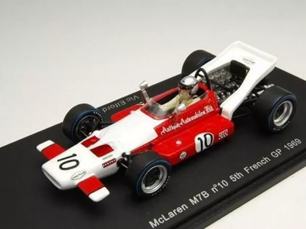 Spark Mclaren F1 M7b N 10 5th French Gp 1969 Vic Elford 1:43 S3127