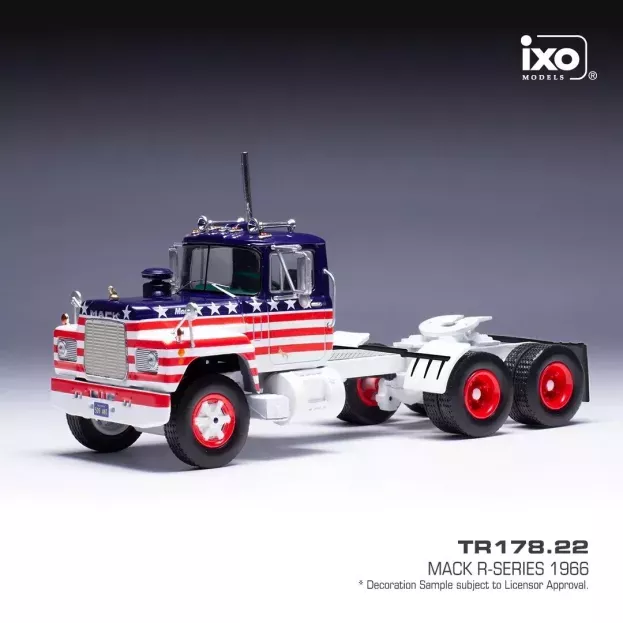 IXO Models Mack R-series Tractor Truck 3-assi 1966 1:43 TR178.22