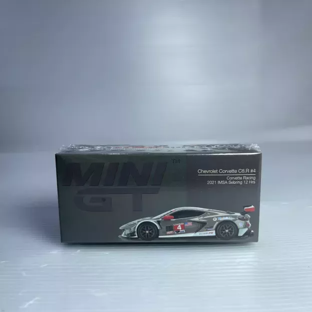 Mini-GT Chevrolet C8.r 5.5l V8 Team Corvette Racing N 4 12h Sebring Lhd 2021 T.milner N.tandy A.sims 1:64 MGT00316-L